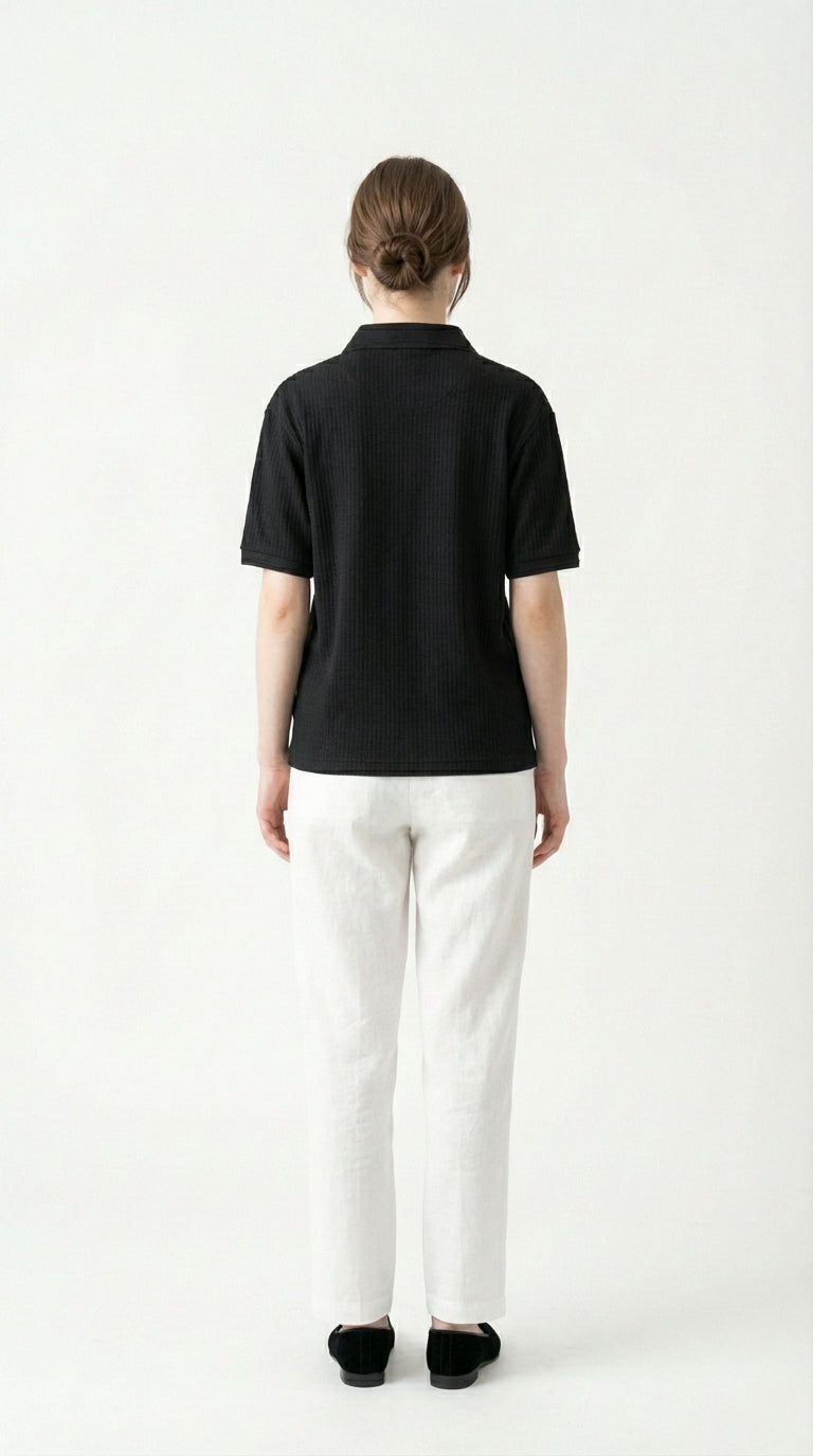 DROP-NEEDLE ZIPPER POLO-8