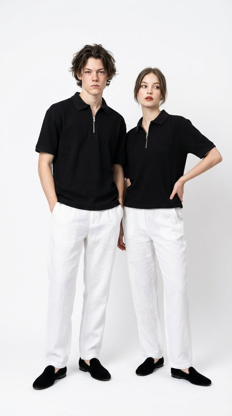 DROP-NEEDLE ZIPPER POLO-14