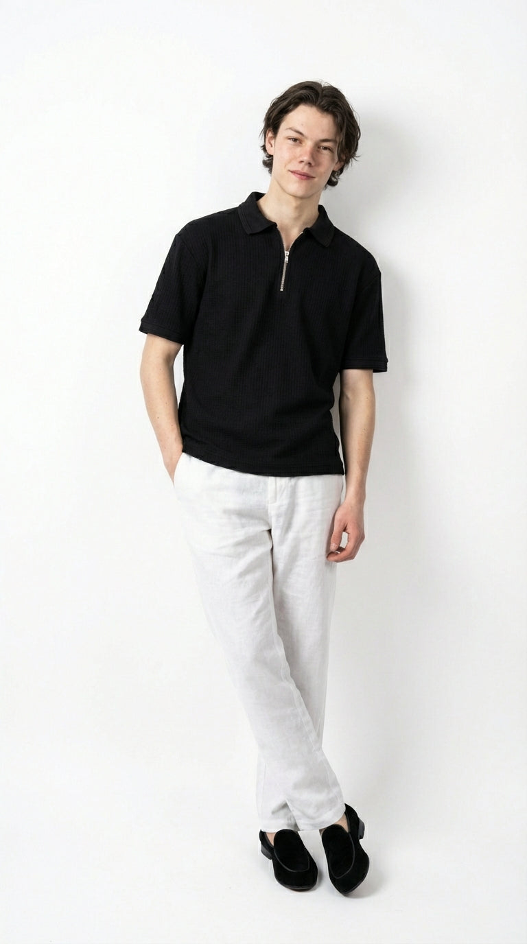 DROP-NEEDLE ZIPPER POLO-3