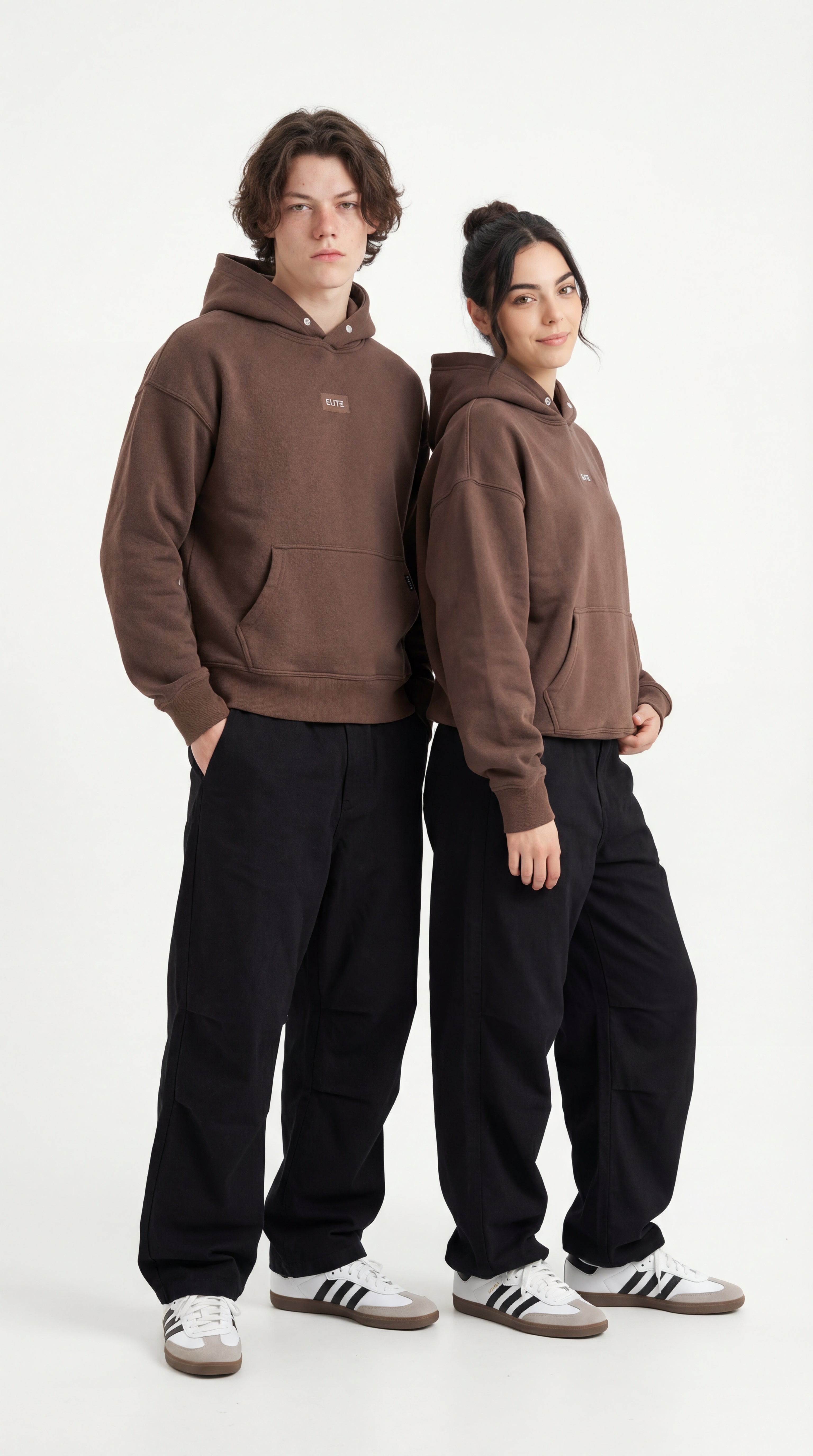 Brown Essential Hoodie-7