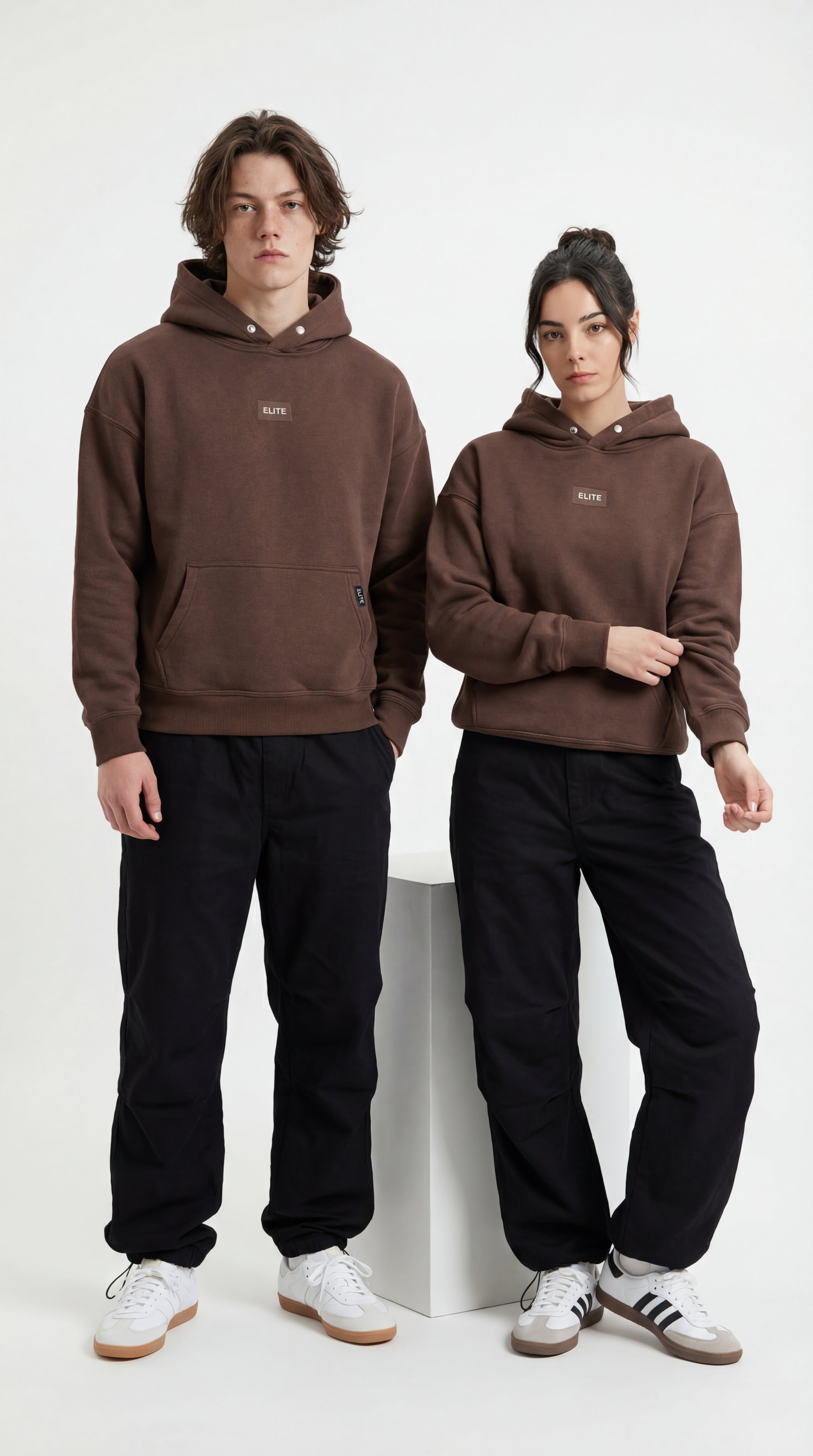 Brown Essential Hoodie-8