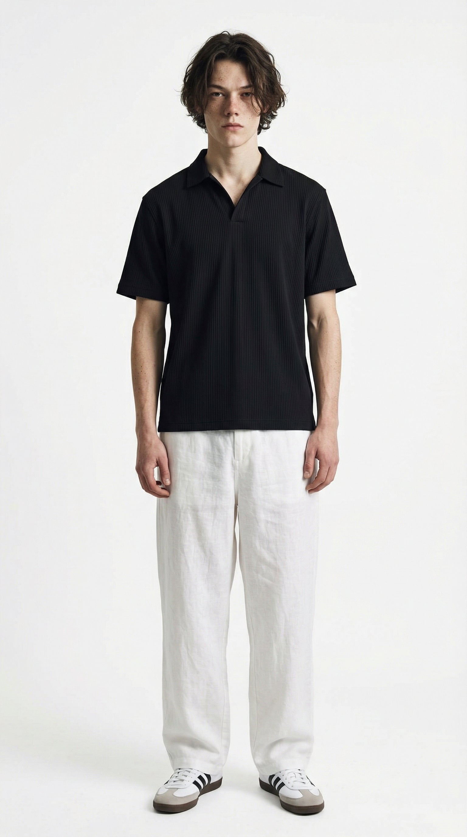The Midnight Textured Polo-3