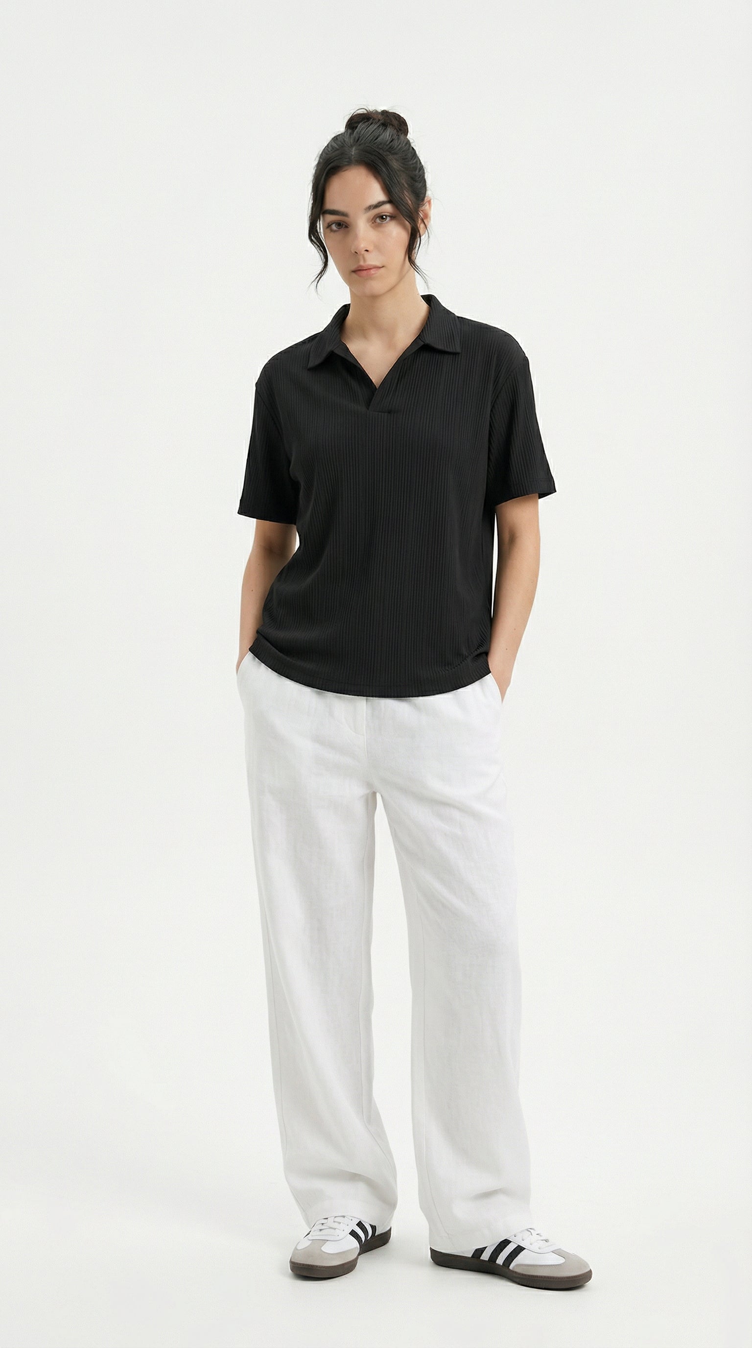 The Midnight Textured Polo-2