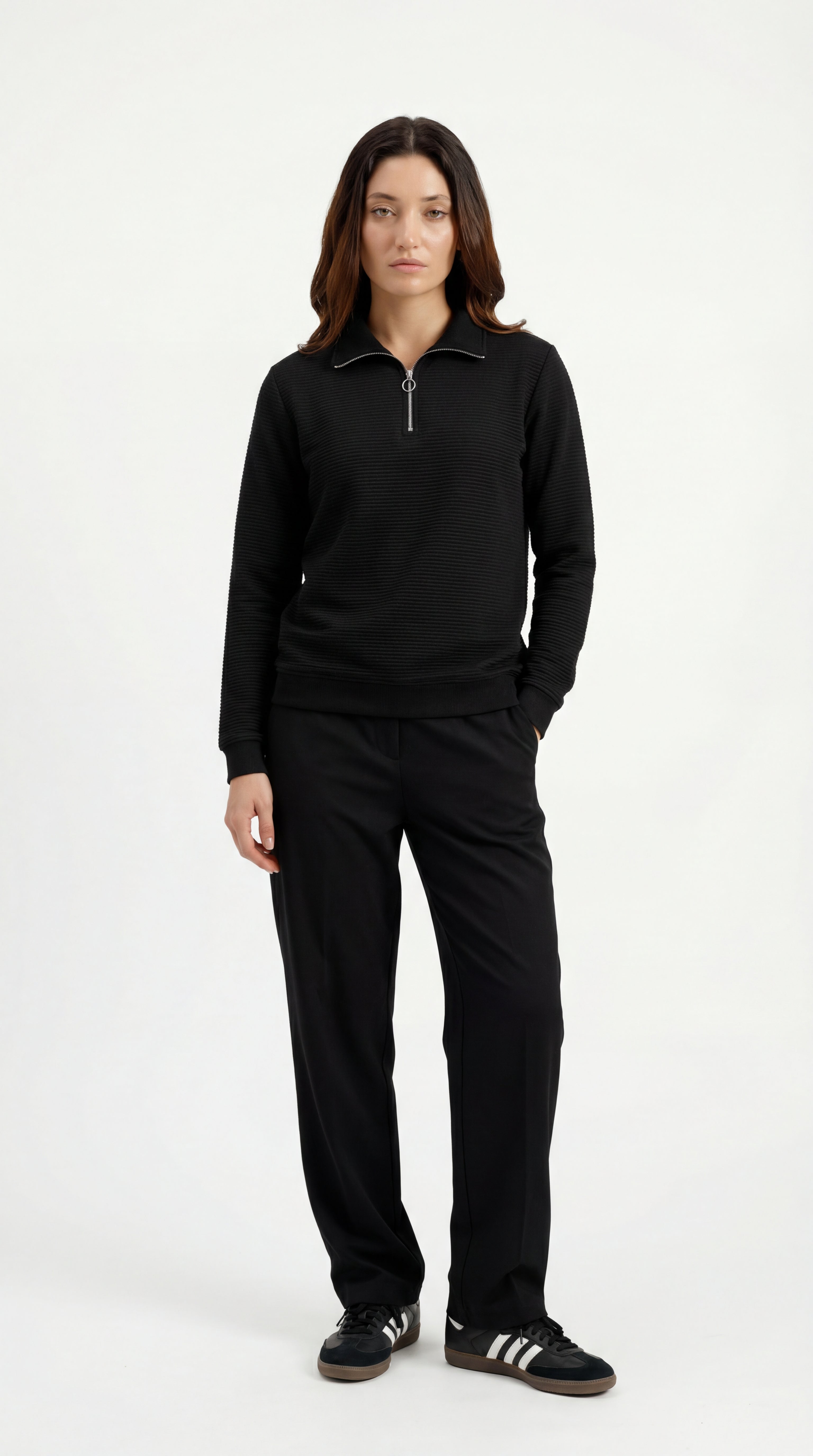The Carbon Waffle Quarter-Zip-6