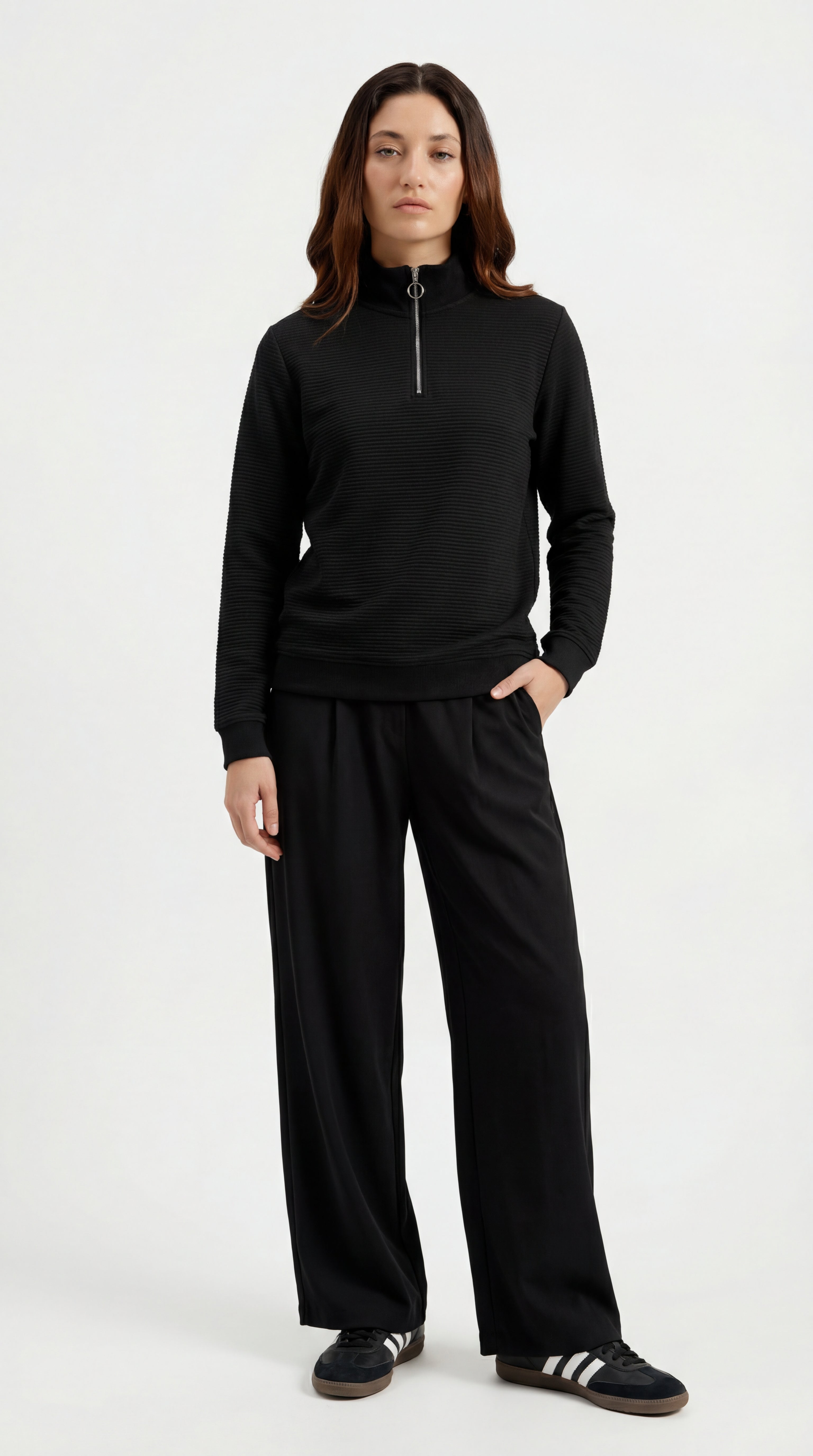 The Carbon Waffle Quarter-Zip-2
