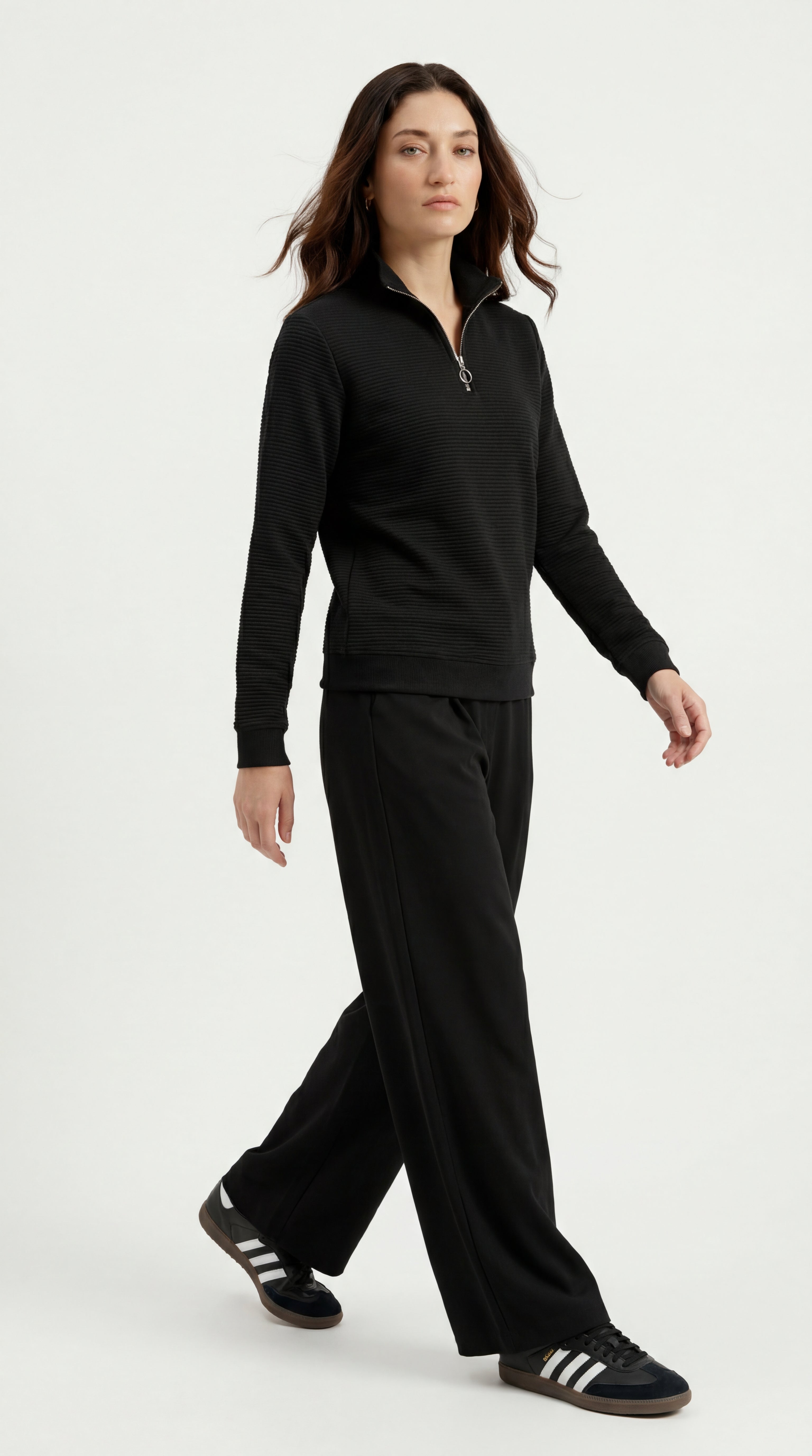 The Carbon Waffle Quarter-Zip-4