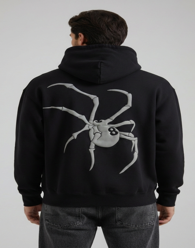 Spider Hoodie (Puff Print)-2