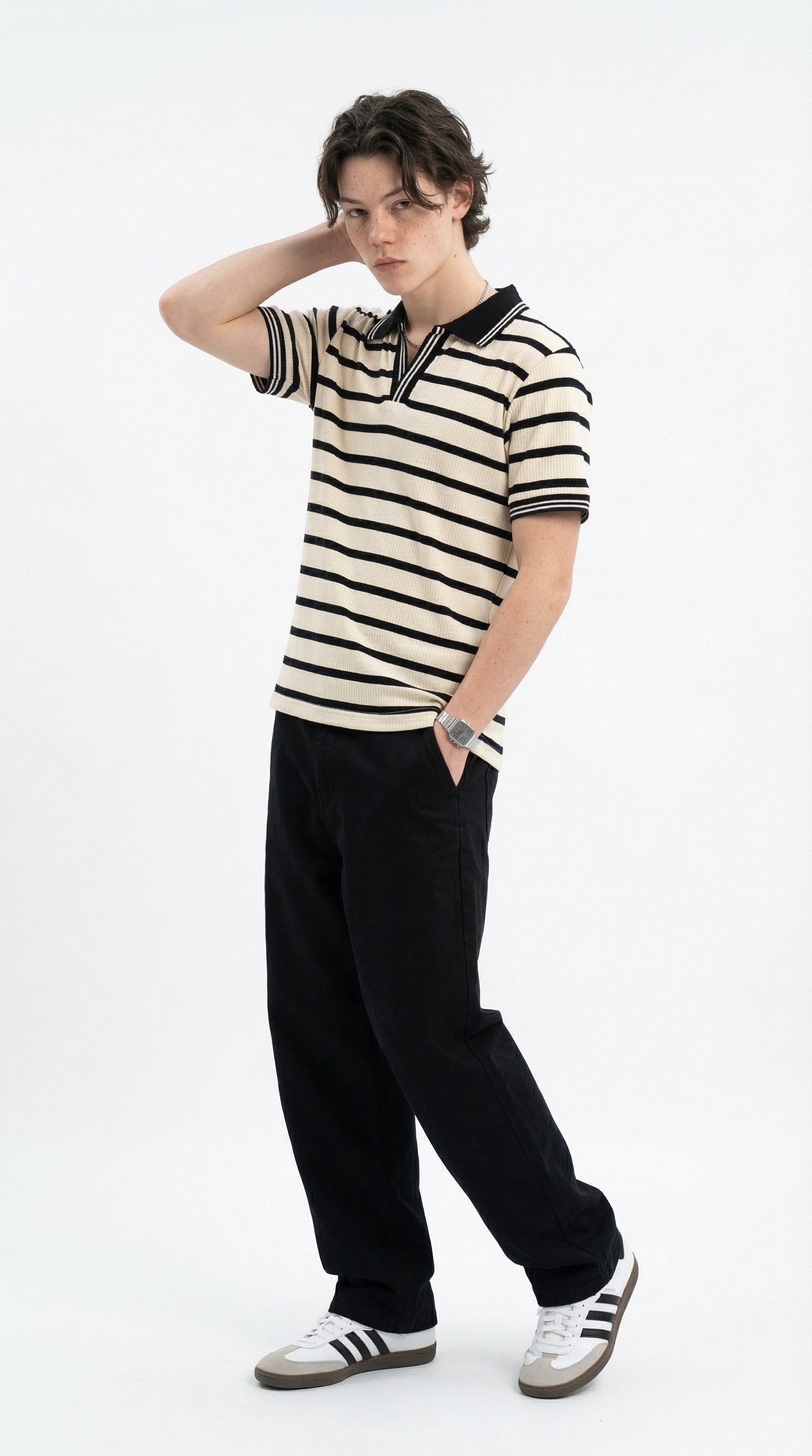 RETRO STRIPE POLO-3