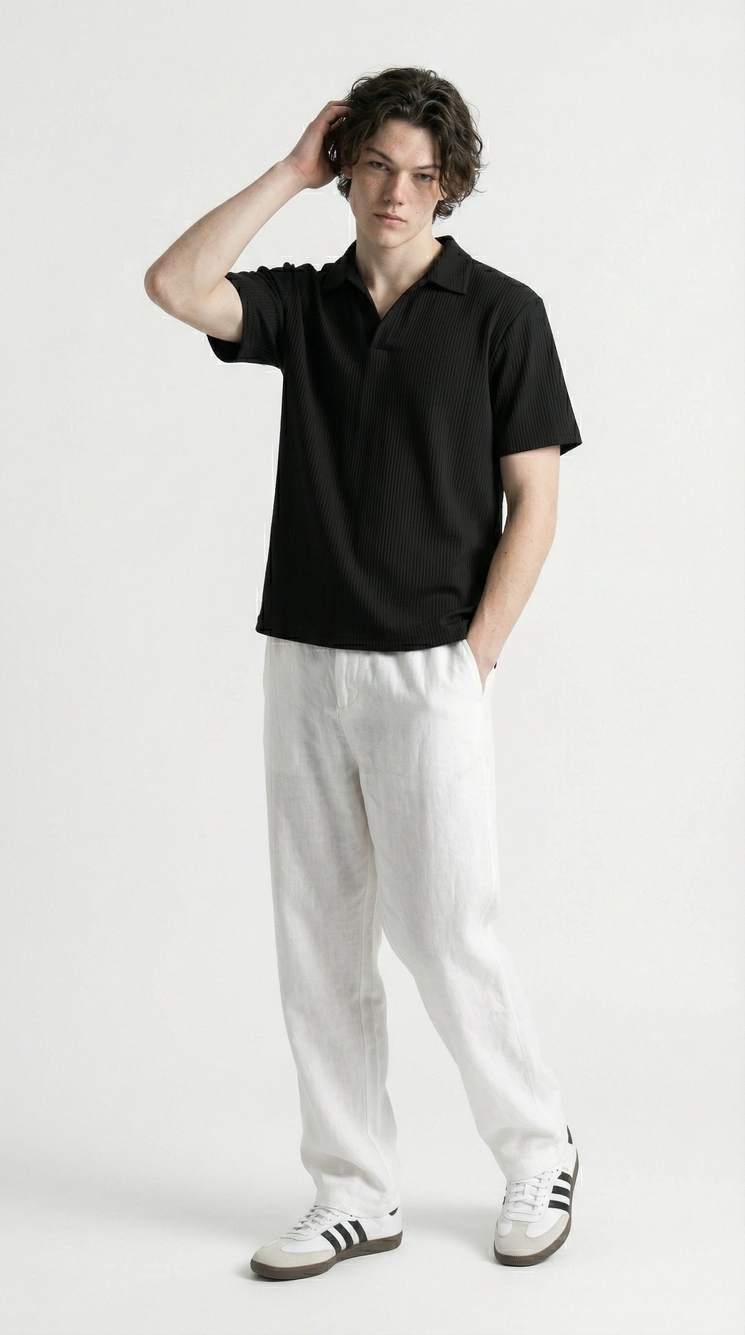 The Midnight Textured Polo-5