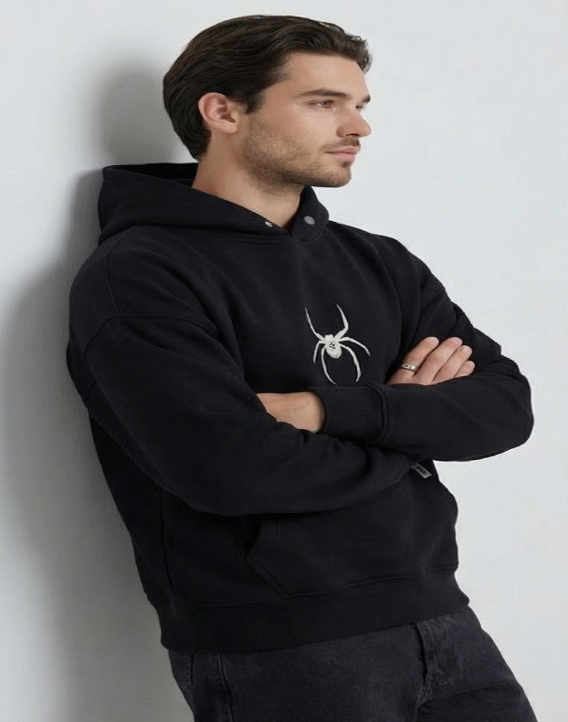Spider Hoodie (Puff Print)-3