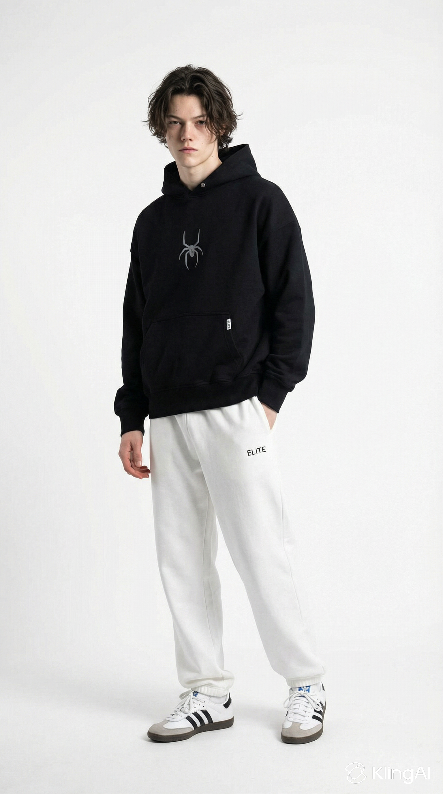 Spider Hoodie (Puff Print)-3